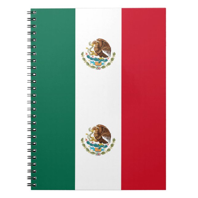 Notebook with Flag of Mexico (Front)