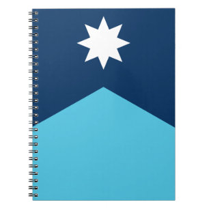 Notebook with Flag of Minnesota, USA