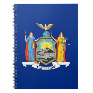 Notebook with Flag of New York State