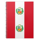 Notebook with Flag of Peru Notebook with Flag of Peru