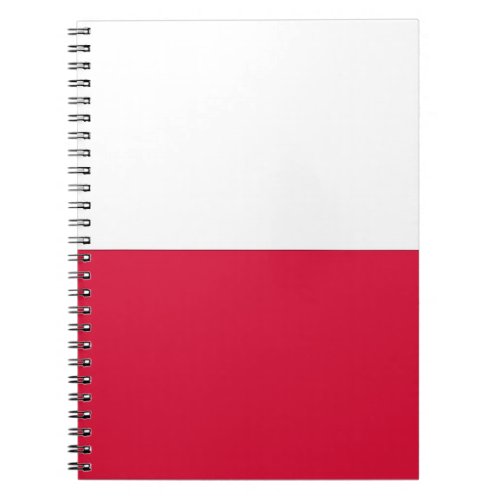 Notebook with Flag of Poland