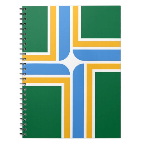 Notebook with Flag of Portland City