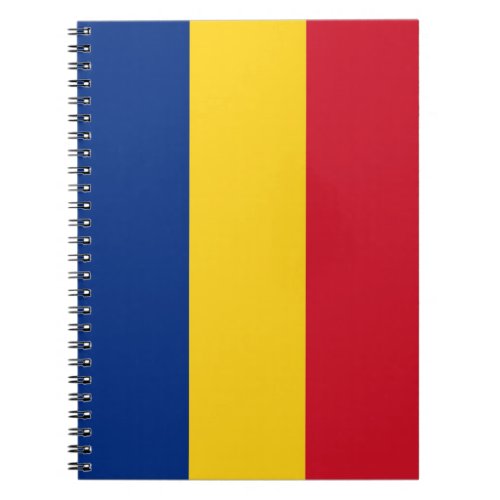 Notebook with Flag of Romania