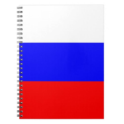 Notebook with Flag of Russia