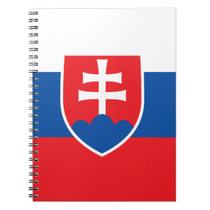 Notebook with Flag of Slovakia