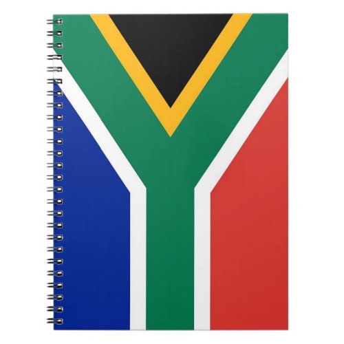Notebook with Flag of South Africa