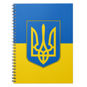 Notebook with Flag of Ukraine