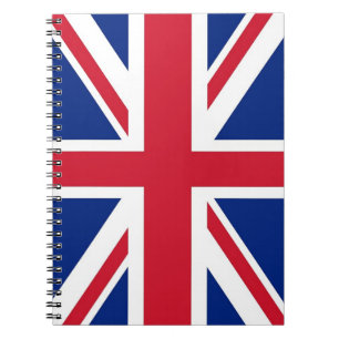 Notebook with Flag of United Kingdom