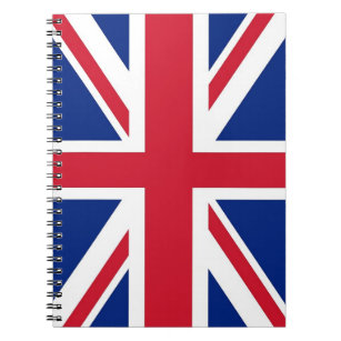 Notebook with Flag of United Kingdom