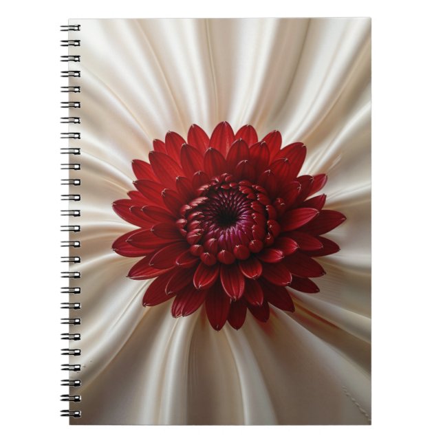 Notebook with Japanase Colors Abstract Design (Front)