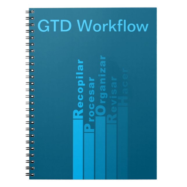 Notebook with job stream GTD (Front)