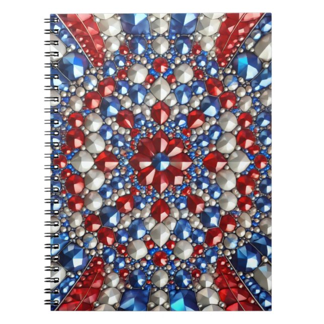 Notebook with Netherlands Colors Abstract Design (Front)