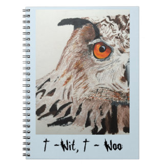 Notebook with Owl cover