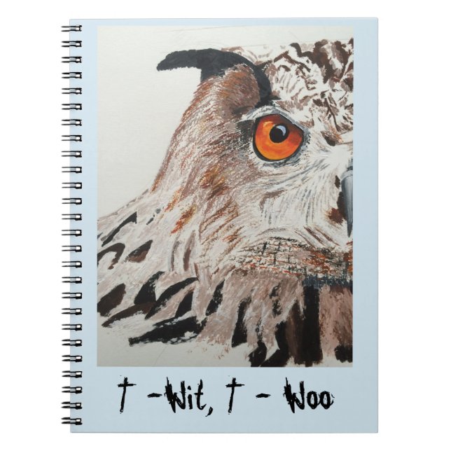Notebook with Owl cover (Front)