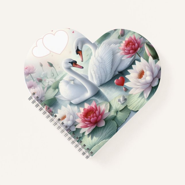Notebook with swans (Front)