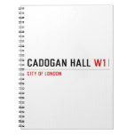 Cadogan Hall  Notebooks