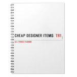 Cheap Designer items   Notebooks