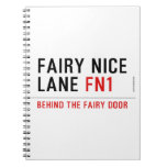 Fairy Nice  Lane  Notebooks