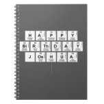 Happy
 Birthday 
 Joshua 
   Notebooks