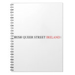 IRISH QUEER STREET  Notebooks