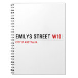 Emilys Street  Notebooks