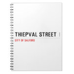 Thiepval Street  Notebooks