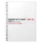 Gordon Bath Court   Notebooks