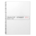 Jassjit Street  Notebooks