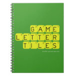 Game Letter Tiles  Notebooks