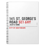 145 St. George's Road  Notebooks
