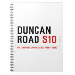 duncan road  Notebooks