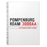 POMPENBURG rdam  Notebooks