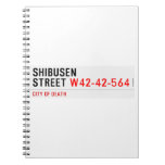 shibusen street  Notebooks