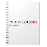 Talfourd avenue  Notebooks