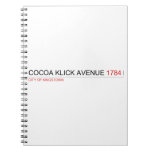 COCOA KLICK AVENUE  Notebooks