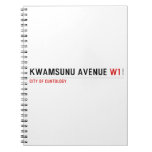 KwaMsunu Avenue  Notebooks