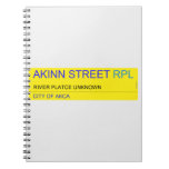 Akinn Street  Notebooks