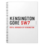 KENSINGTON GORE  Notebooks