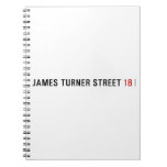 James Turner Street  Notebooks