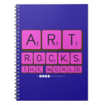ART
 ROCKS
 THE WORLD  Notebooks
