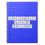 Periodic
 Table
 Writer  Notebooks
