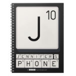 J
 JENNIFER'S
 PHONE  Notebooks