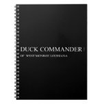Duck Commander  Notebooks