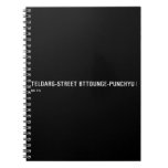 Teldarg-street  Notebooks