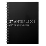 27 ANTEPLİ 001  Notebooks