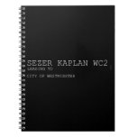 Sezer kaplan  Notebooks