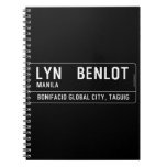 LYN   BENLOT  Notebooks