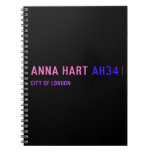 Anna Hart  Notebooks