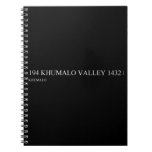 194 KHUMALO VALLEY  Notebooks