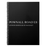 POWNALL ROAD  Notebooks
